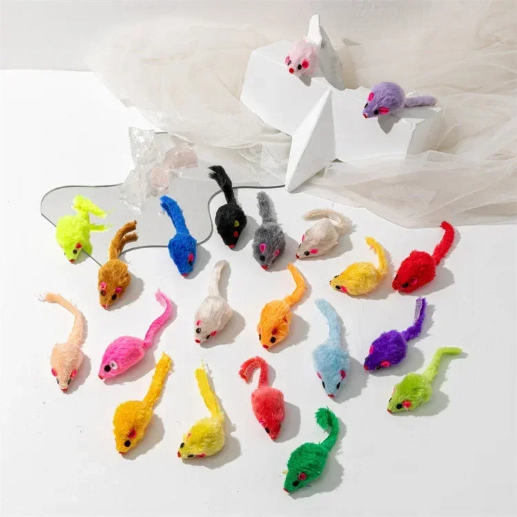 Rattle Mice with Catnip
