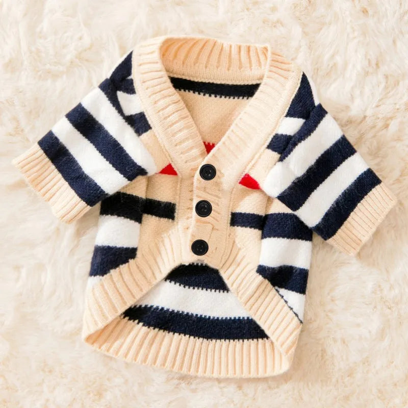 Striped Knit Cardigan