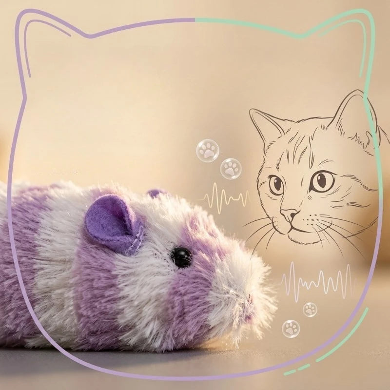 Squeaky Plush Mouse