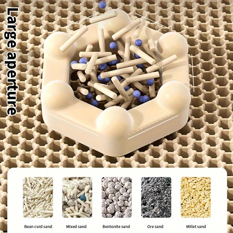 Large Honeycomb Litter Trapper Mat