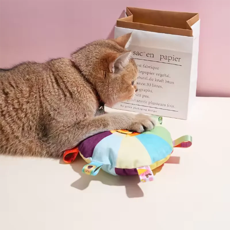Cartoon Plush Toy with Bell