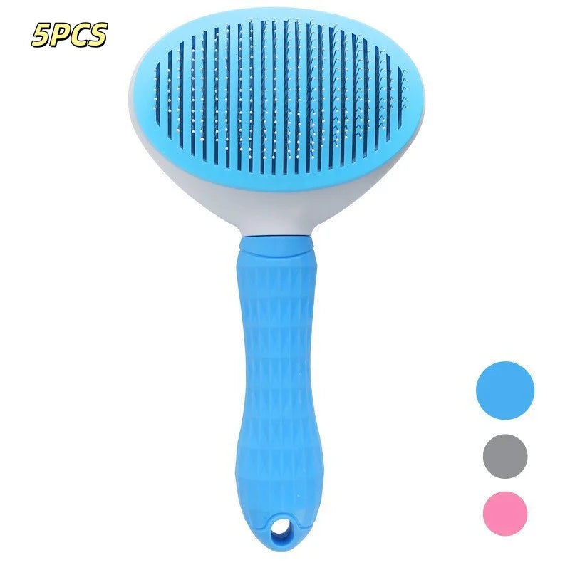 Self-Cleaning Slicker Brush