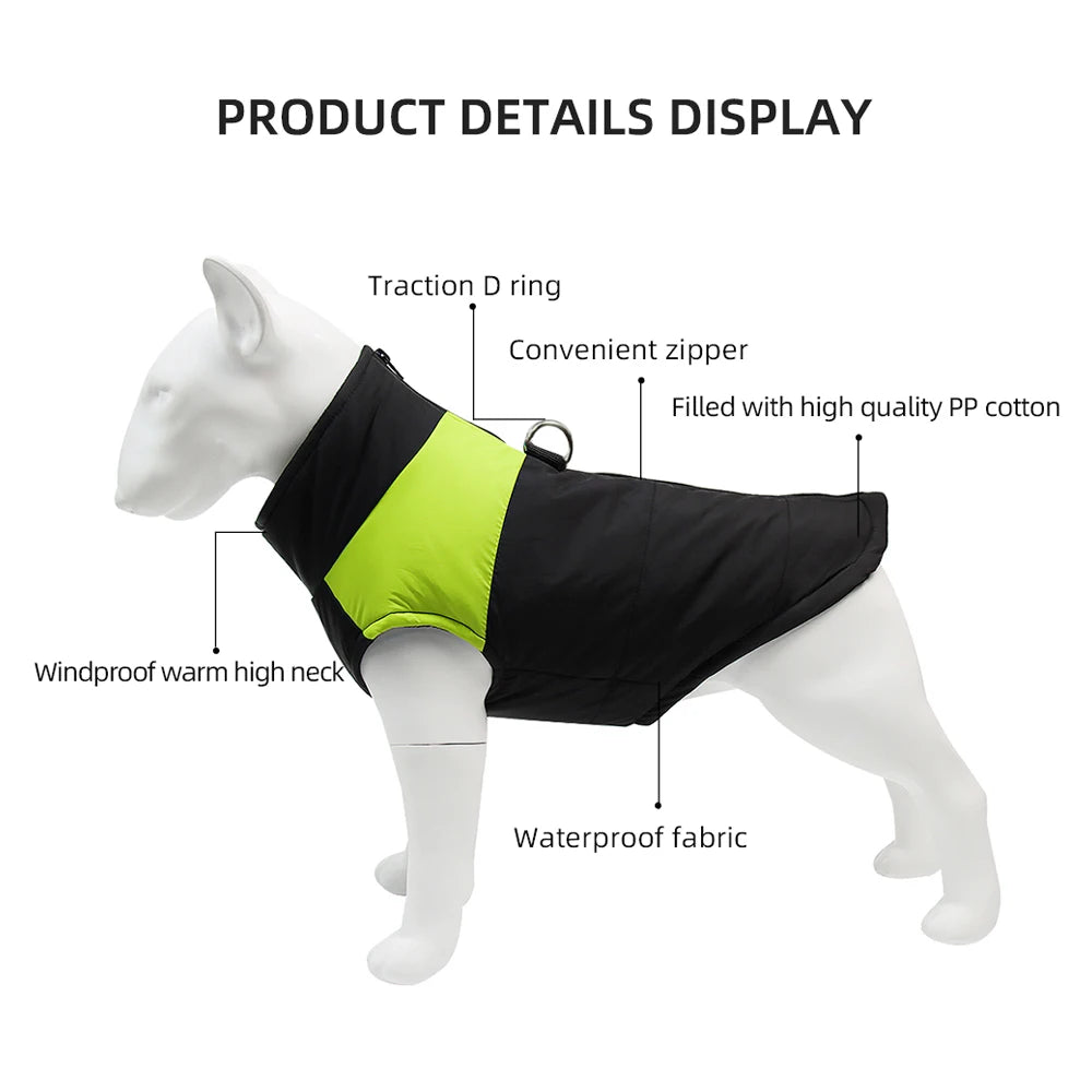 Windproof Padded Jacket with D-Ring