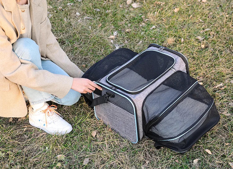 Expandable Mesh Carrier Bag