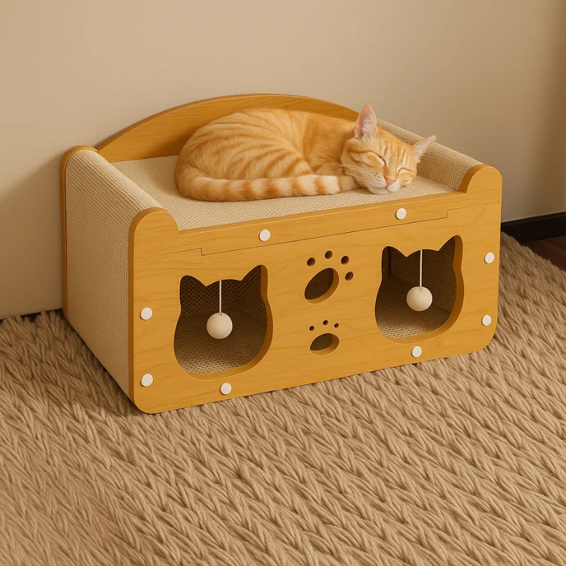 2-in-1 Vertical & Flat Scratcher