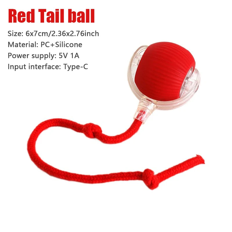 Rolling Ball with Mouse Tail