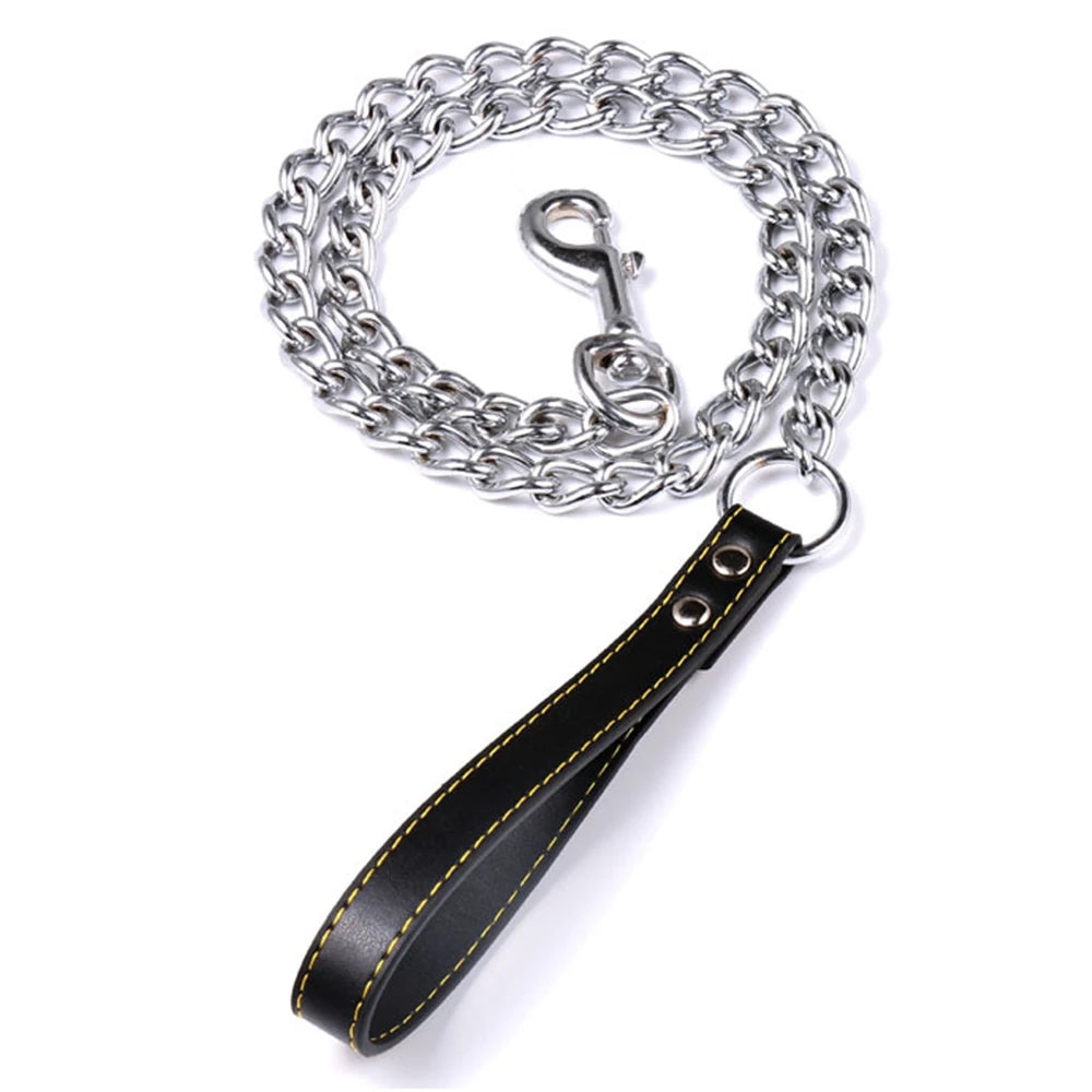 Chain Lead with Padded Handle