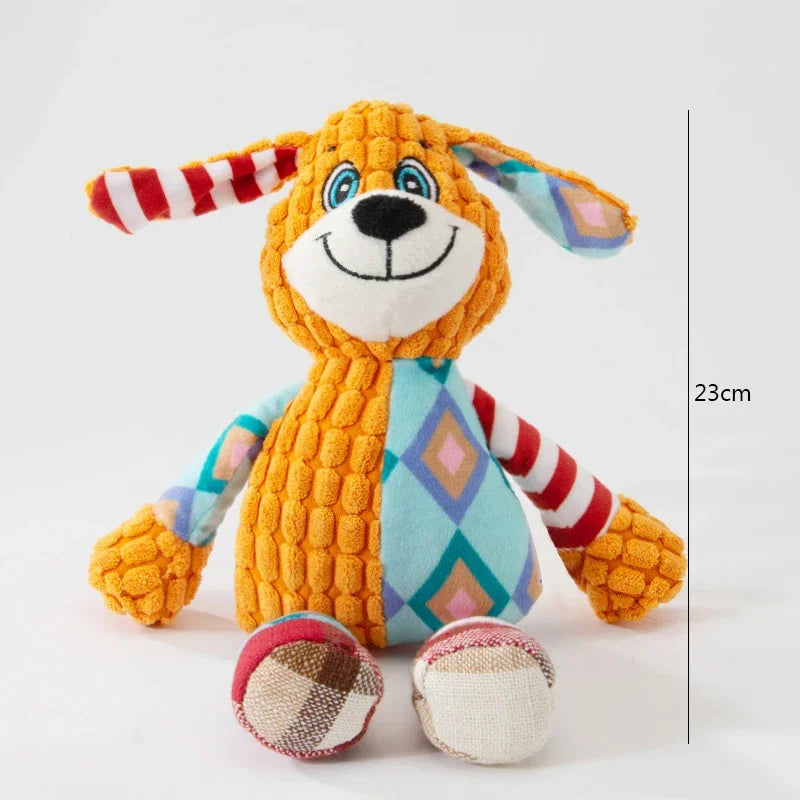 Cute Animal Squeaky Puzzle Plush