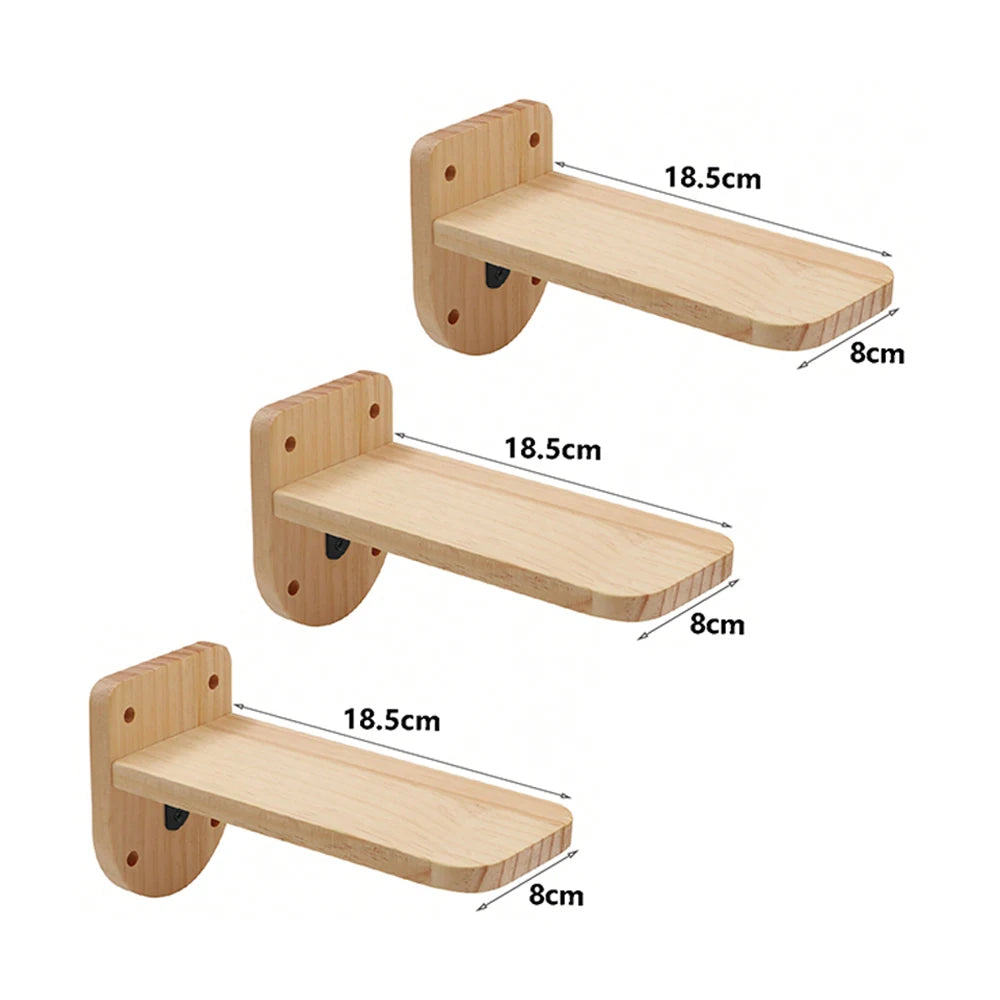 Solid Wood Cat Wall Steps