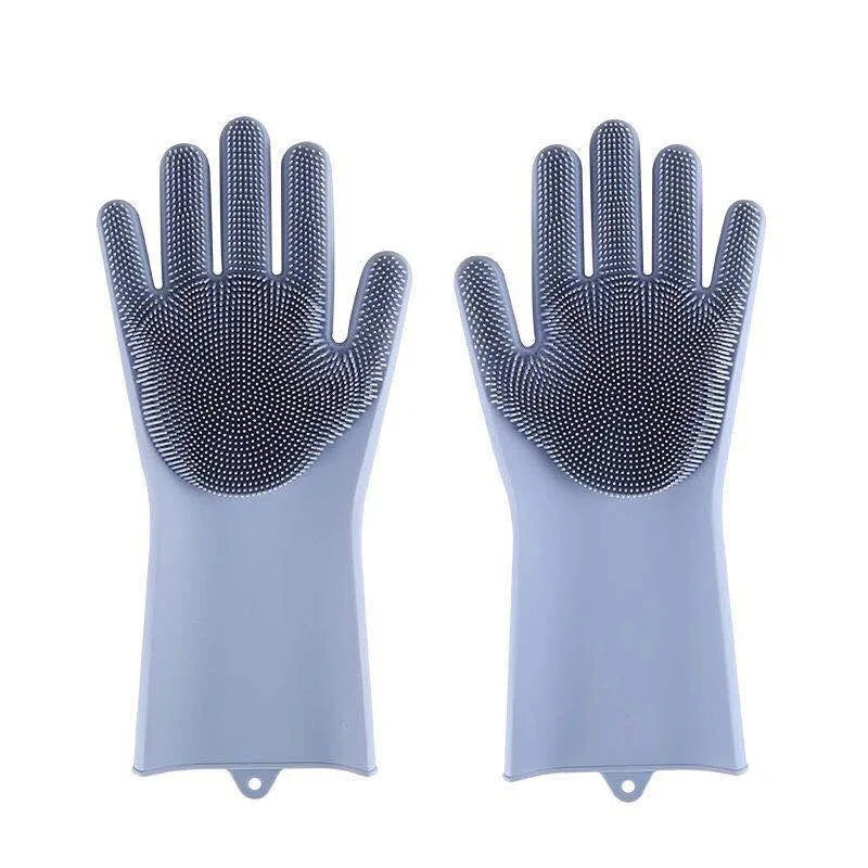 Silicone Bath Scrubber Gloves