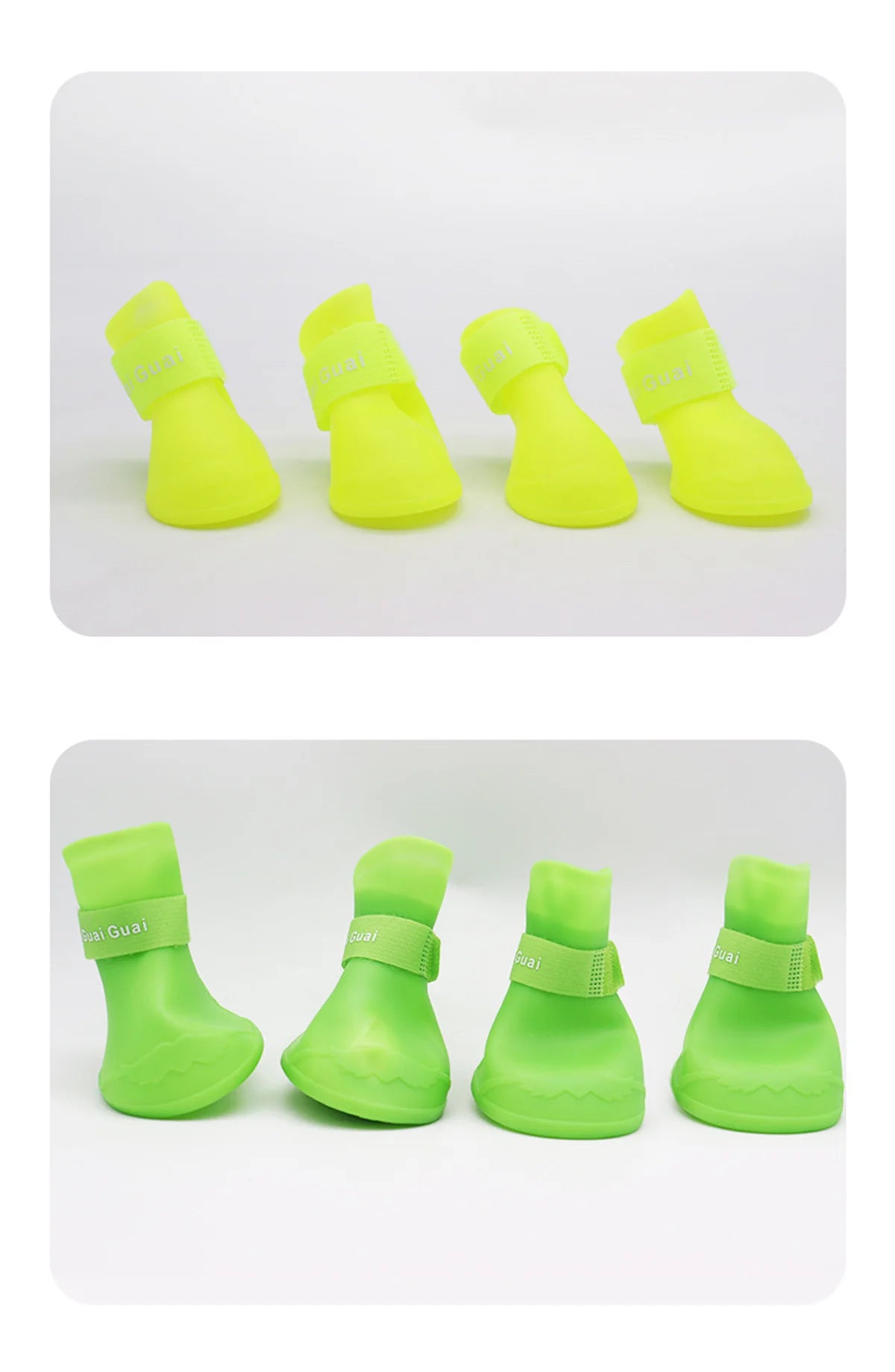 Rubber Rain Boots (Set of 4)