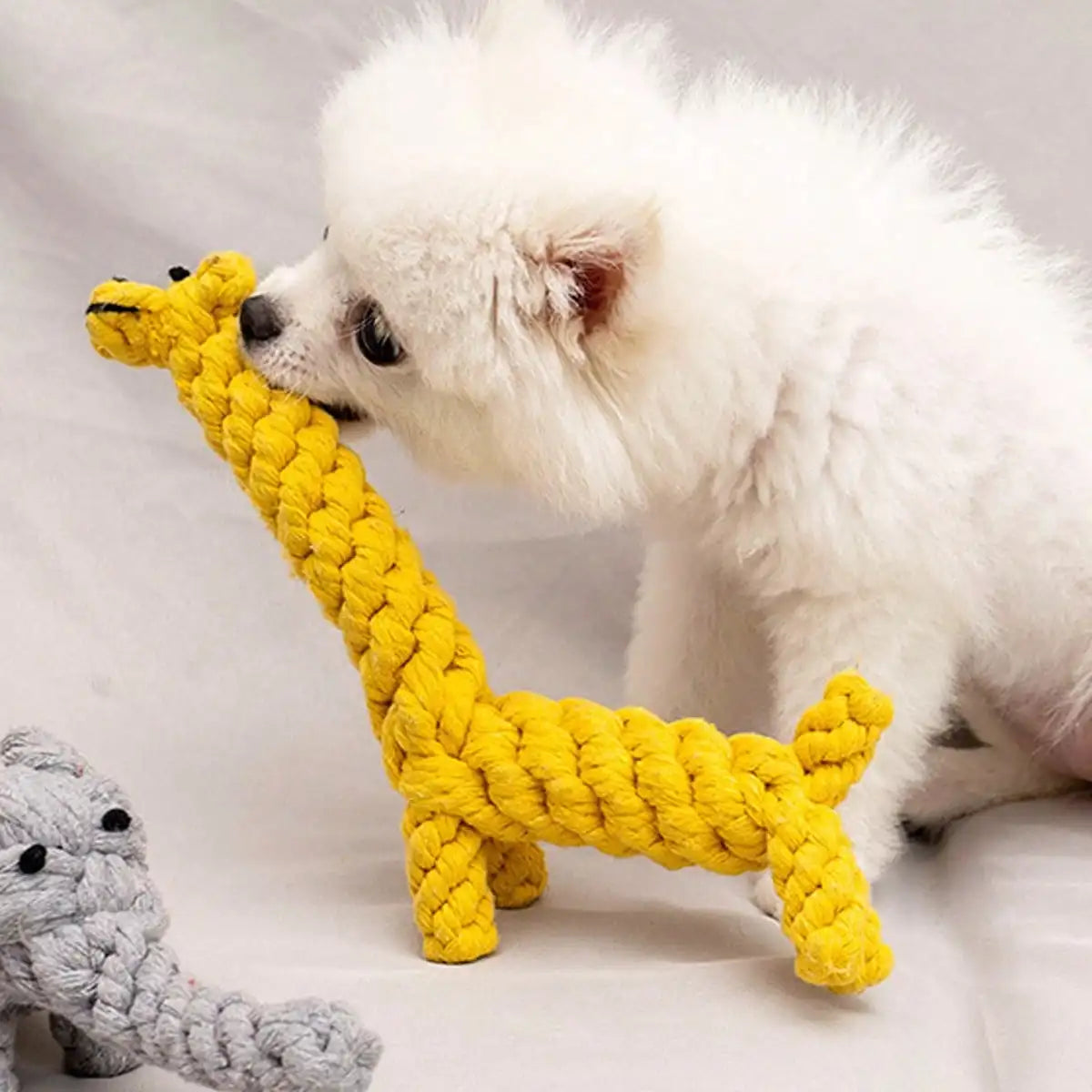 Hand-Woven Rope Knot Toy
