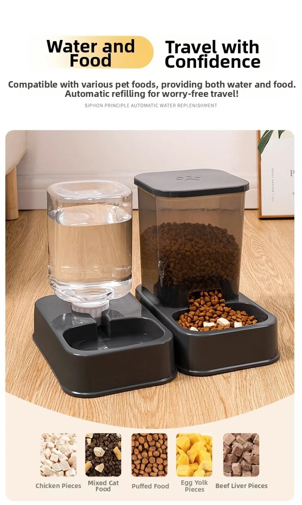 Compact Gravity Feeder Set