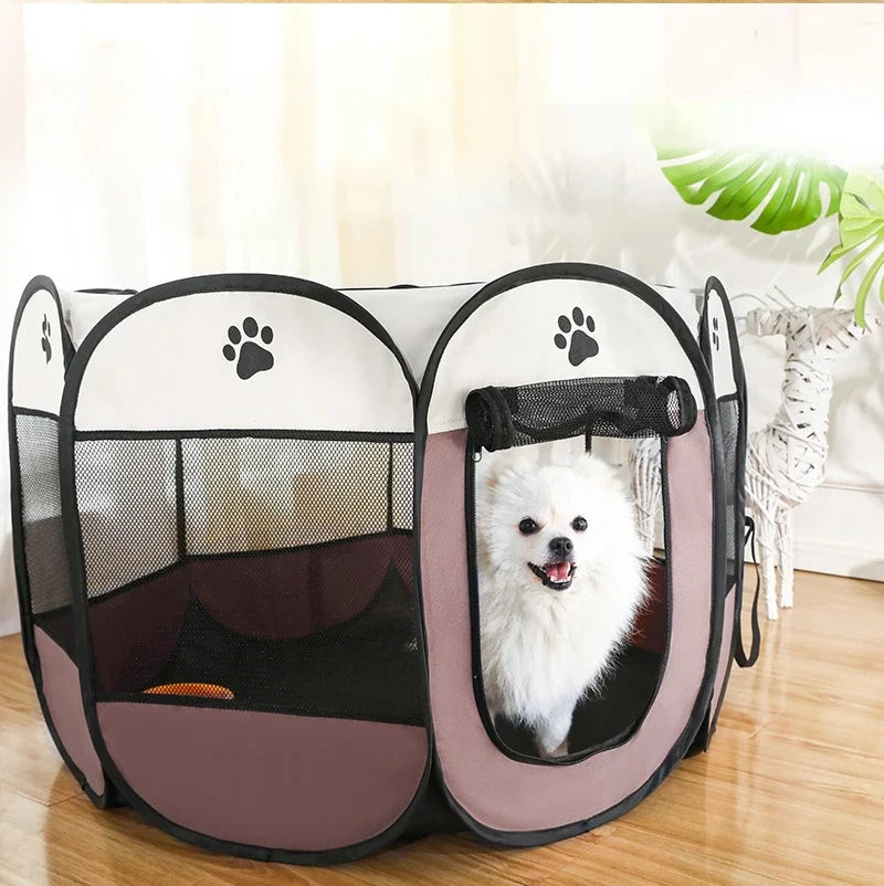 Octagonal Pop-Up Pet Tent