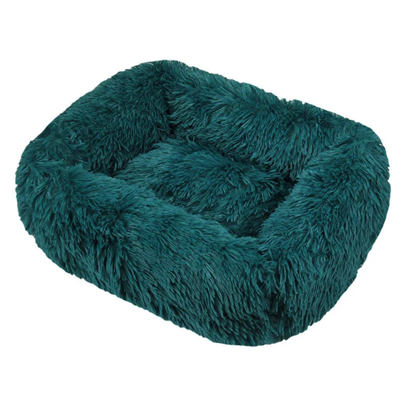 Square Long-Plush Dog Bed