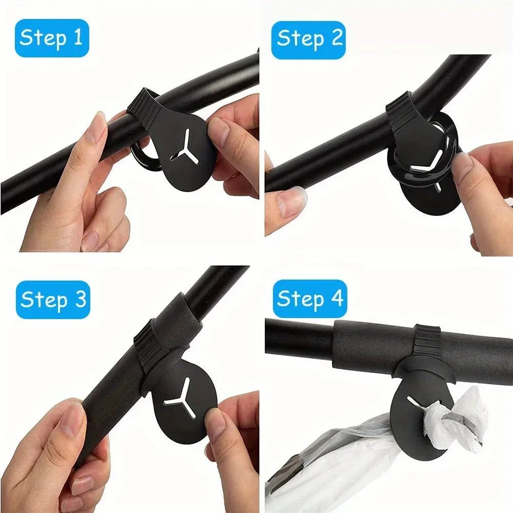 Silicone Clip-On Poo Bag Holder