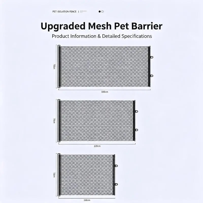 Retractable Mesh Pet Gate