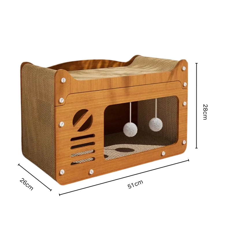 2-in-1 Vertical & Flat Scratcher