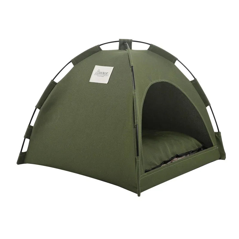 Canvas Tent Cat House