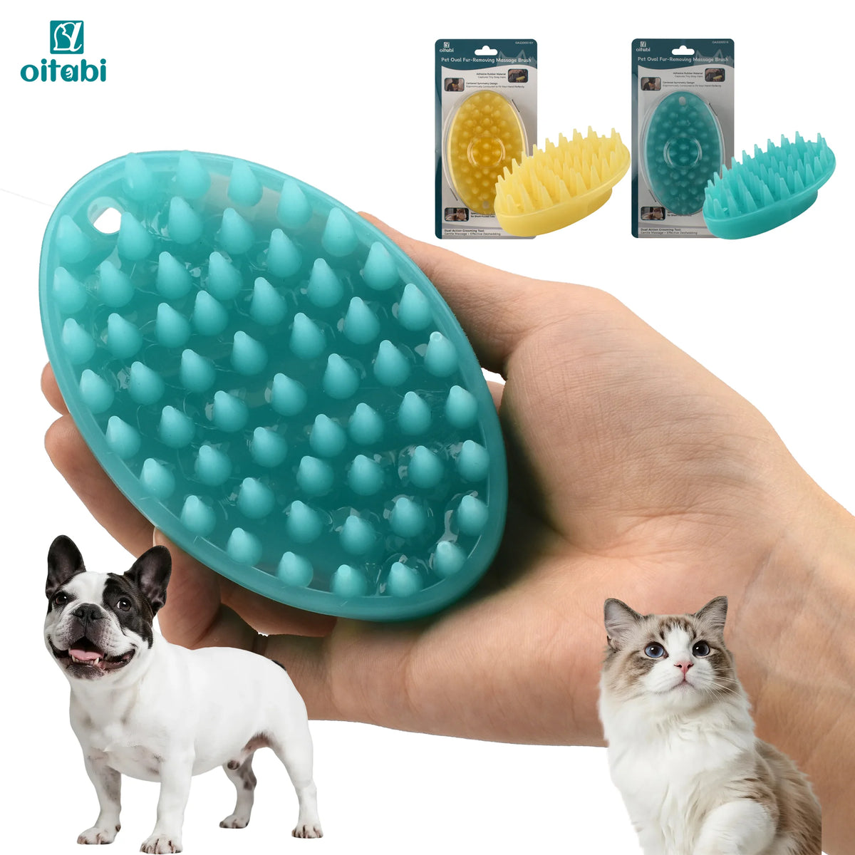 Soft Rubber Wet & Dry Brush