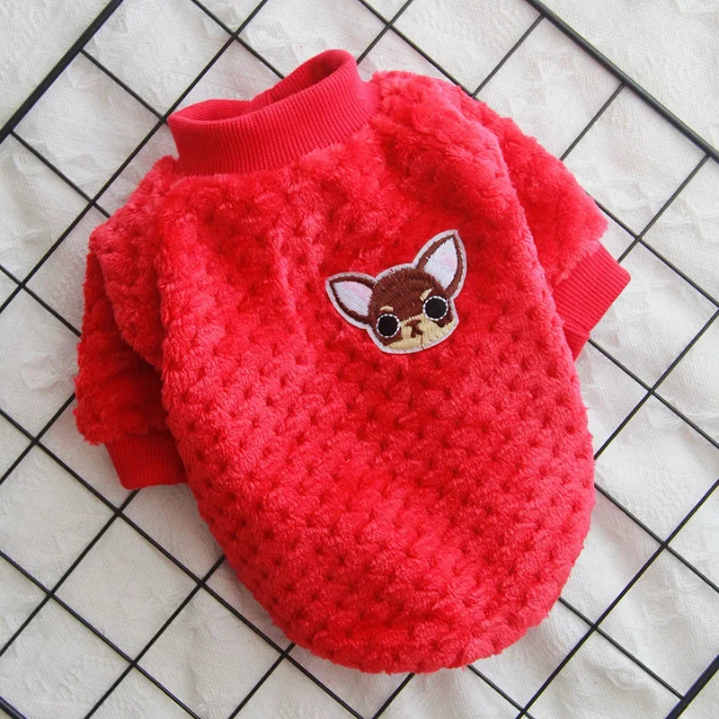 Bear Embroidered Fleece Jumper