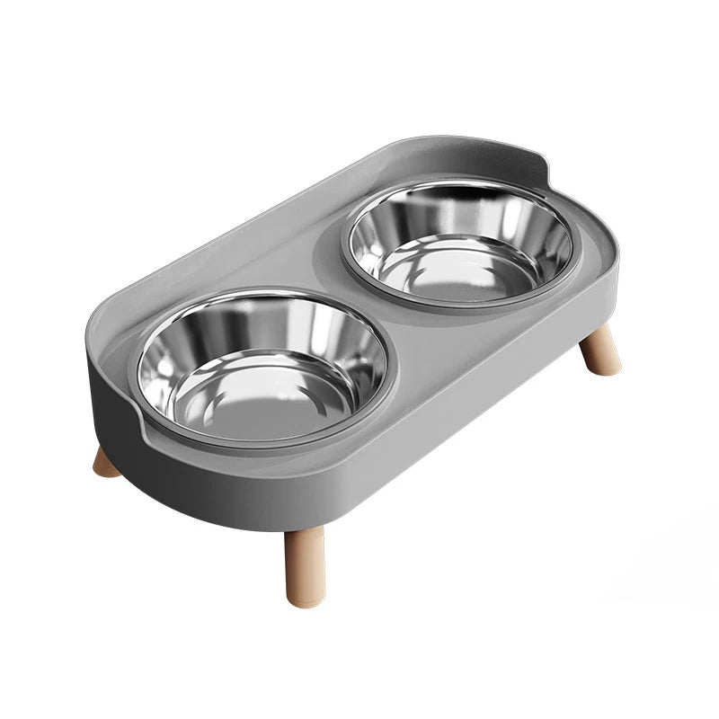 Colourful Double Bowl Stand