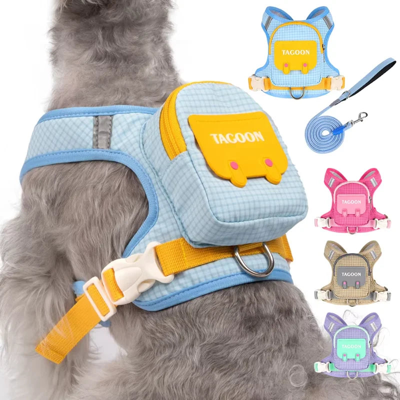 Mini Backpack Harness & Lead