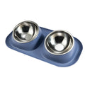Stainless Double Bowl with Non-Slip Base