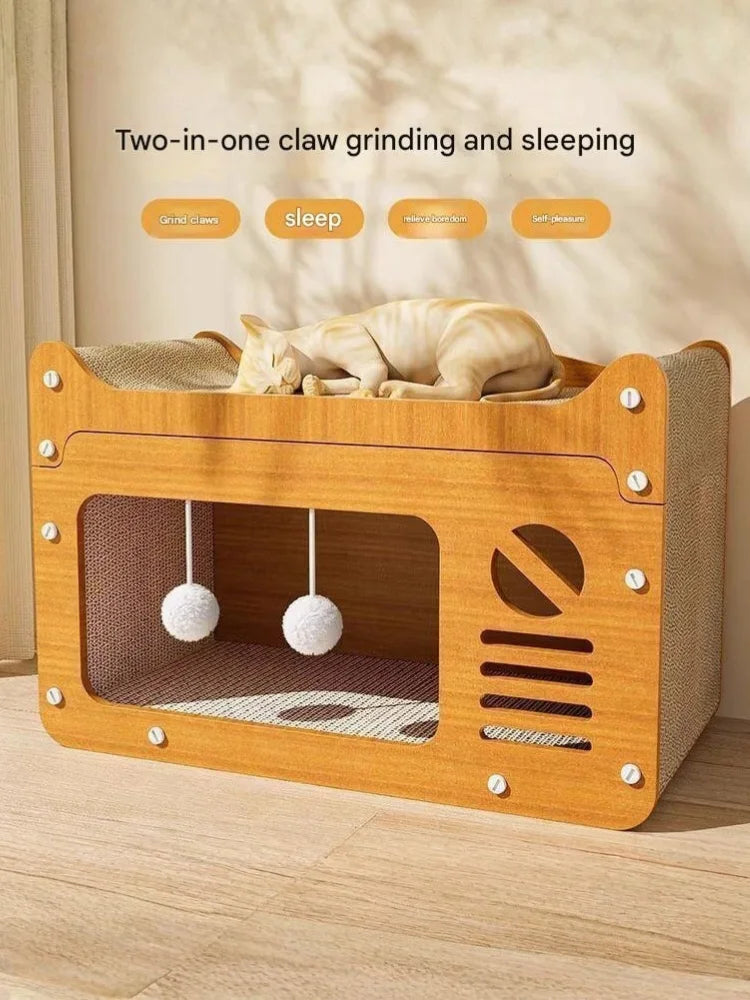2-in-1 Vertical & Flat Scratcher