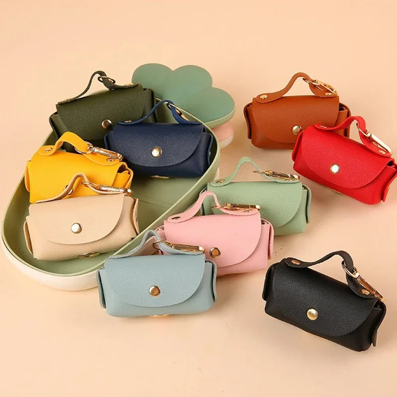 Faux Leather Poo Bag Holder