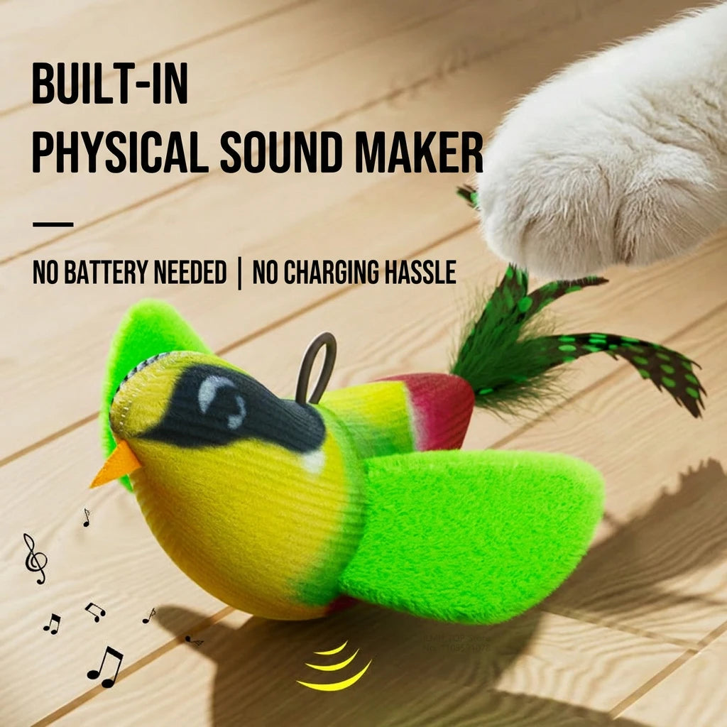 Wall-Hanging Chirping Bird Teaser