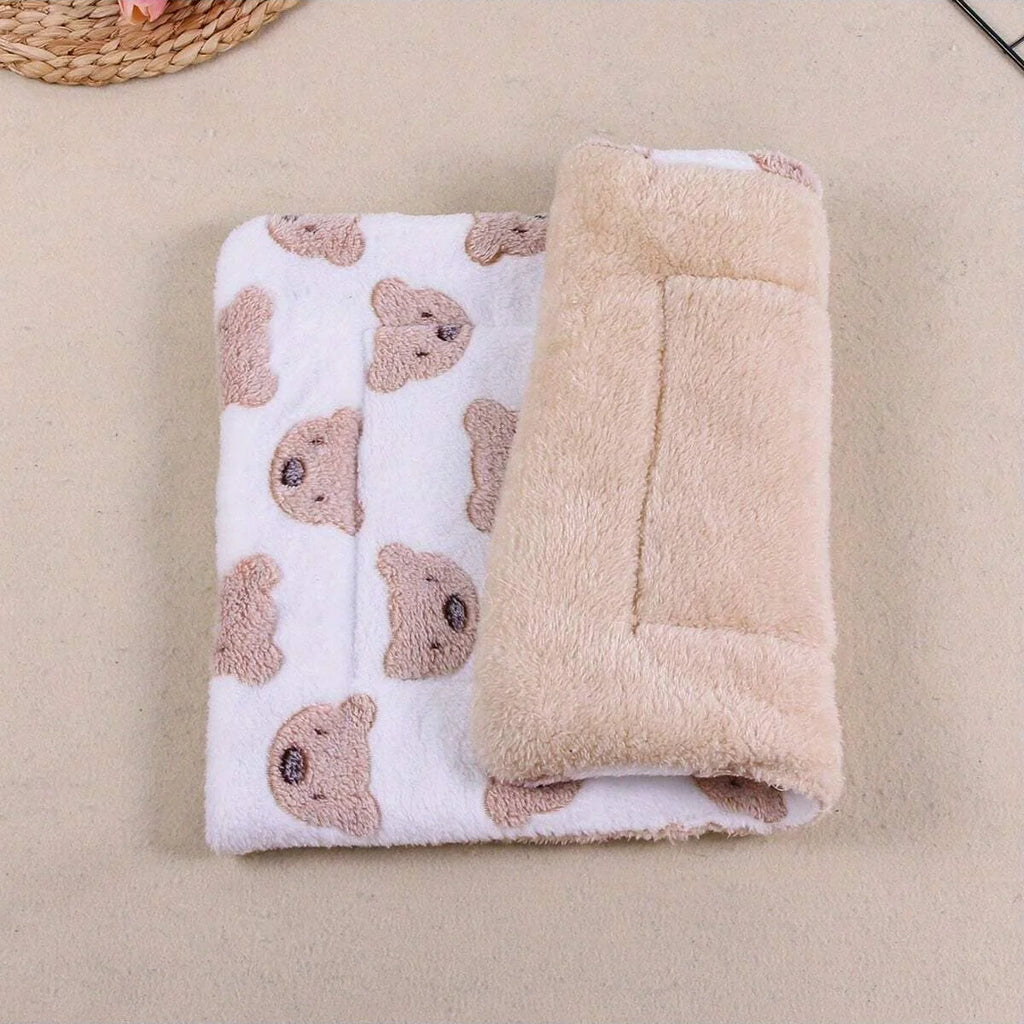 Bear Print Pet Blanket