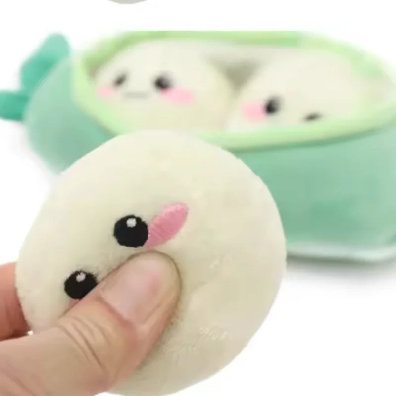 Squeaky Plush Sausage