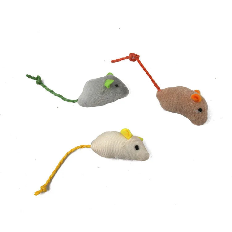 Rattle Mice with Catnip