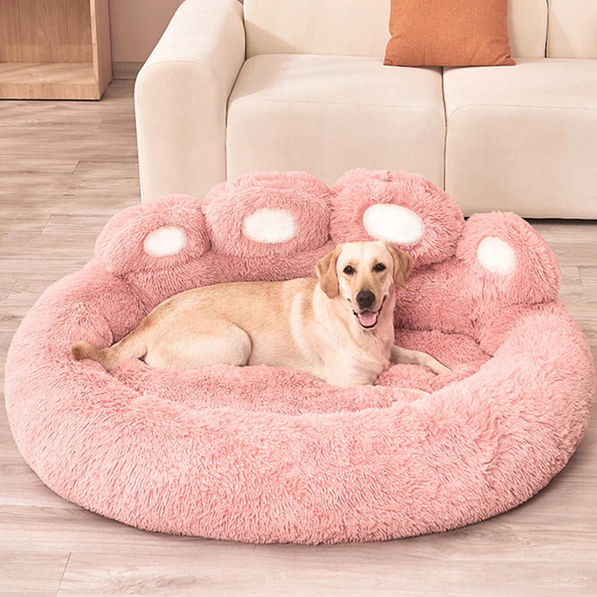 Fluffy Winter Basket Bed