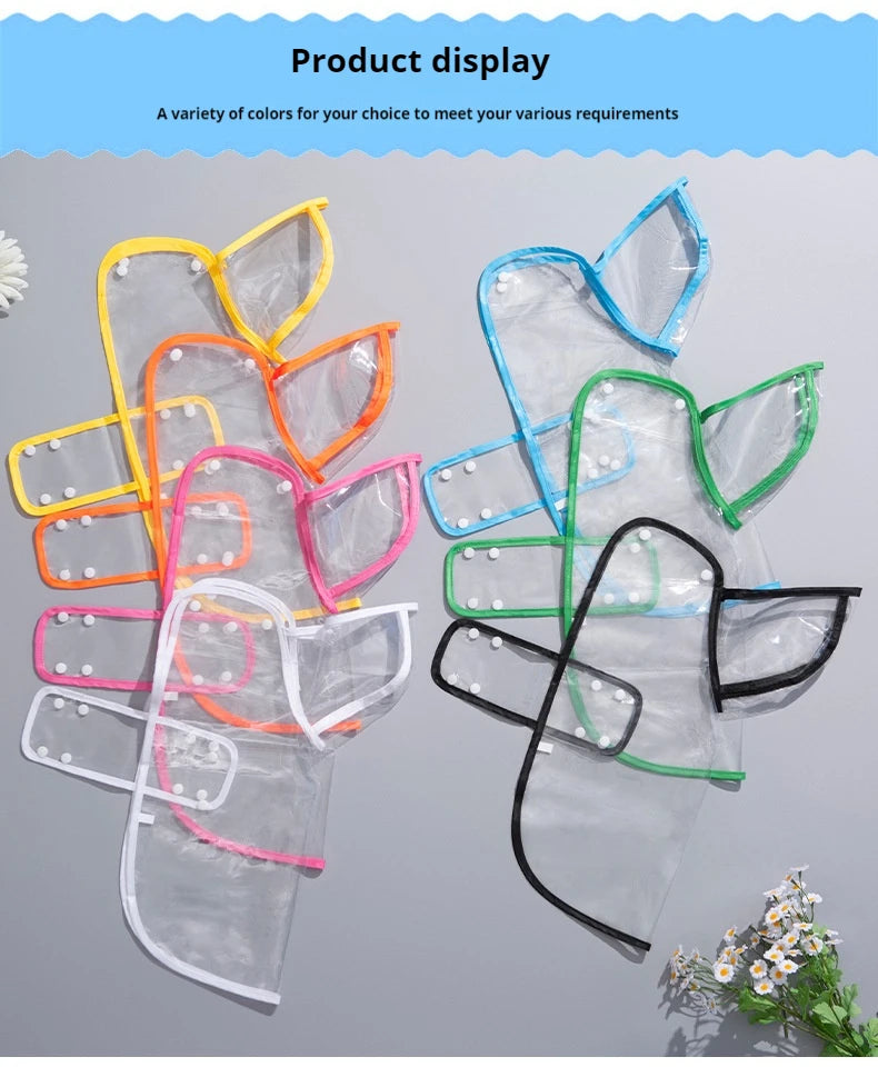 Clear Hooded Raincoat