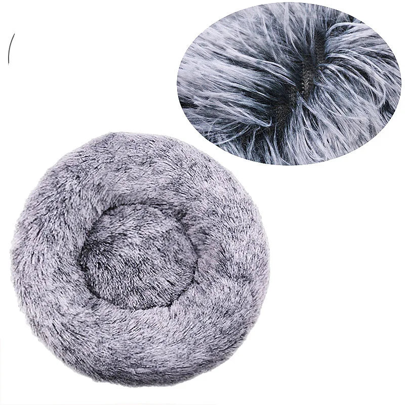Plush Round Donut Bed (6 Sizes)