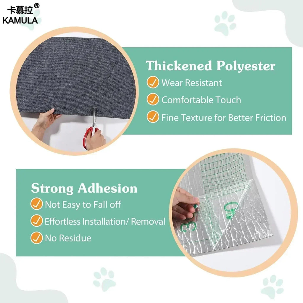 Trimmable Corner & Wall Scratch Mat