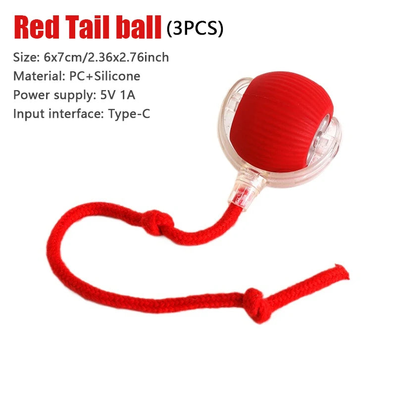 Rolling Ball with Mouse Tail