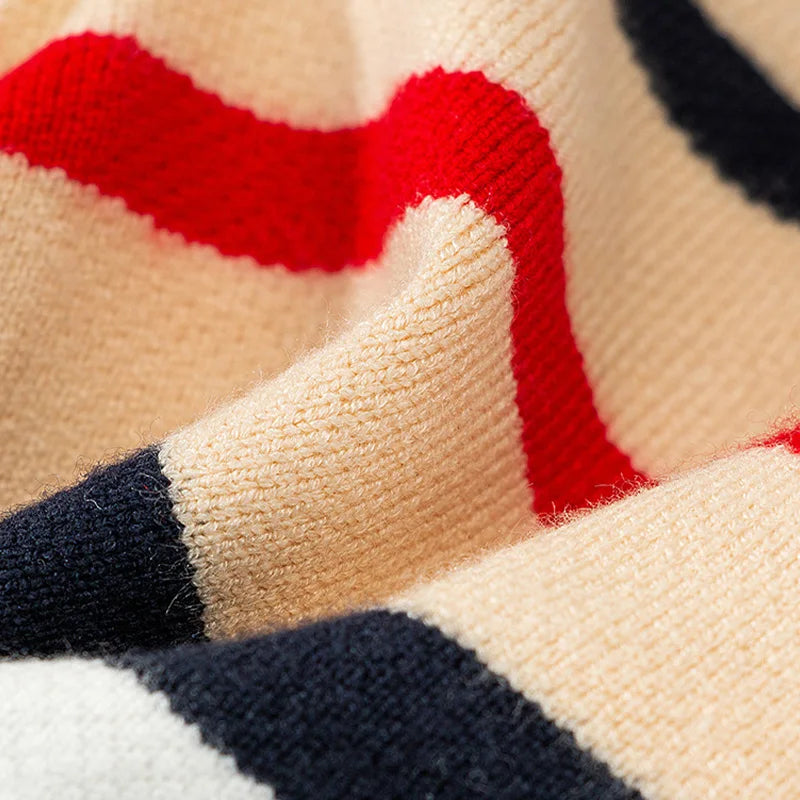 Striped Knit Cardigan