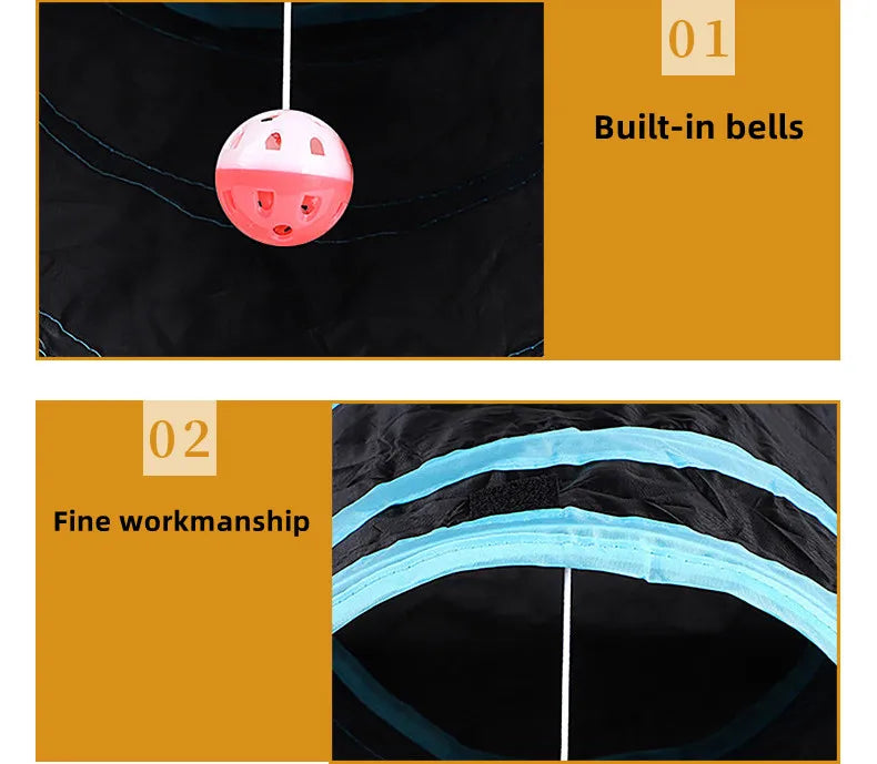S-Shaped Crinkle Play Tunnel