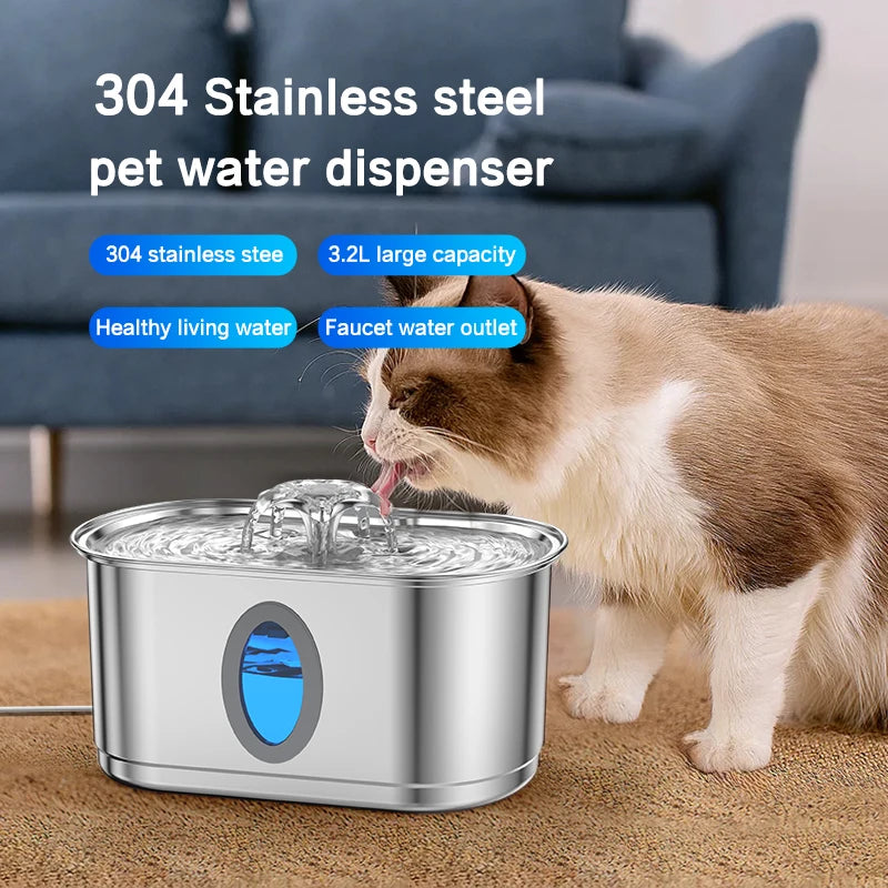 Large Stainless Fountain (2.2L–4L)