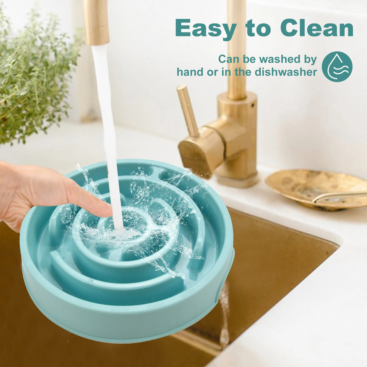 Anti-Gulp Slow Feeder Bowl