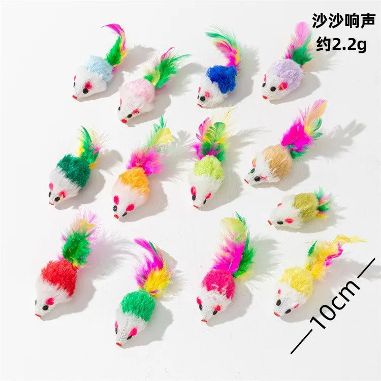Rattle Mice with Catnip