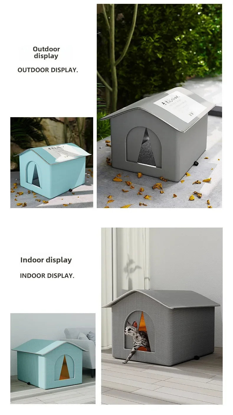Winter Outdoor Cat House