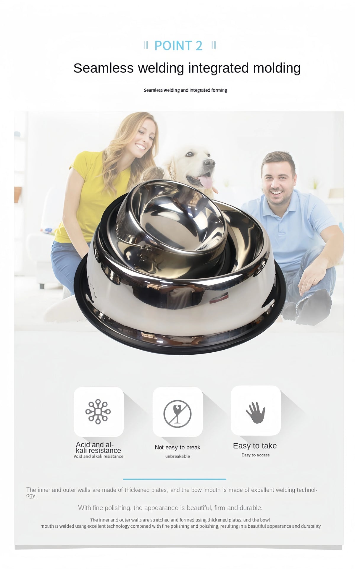 Classic Stainless Steel Bowl (6 Sizes)
