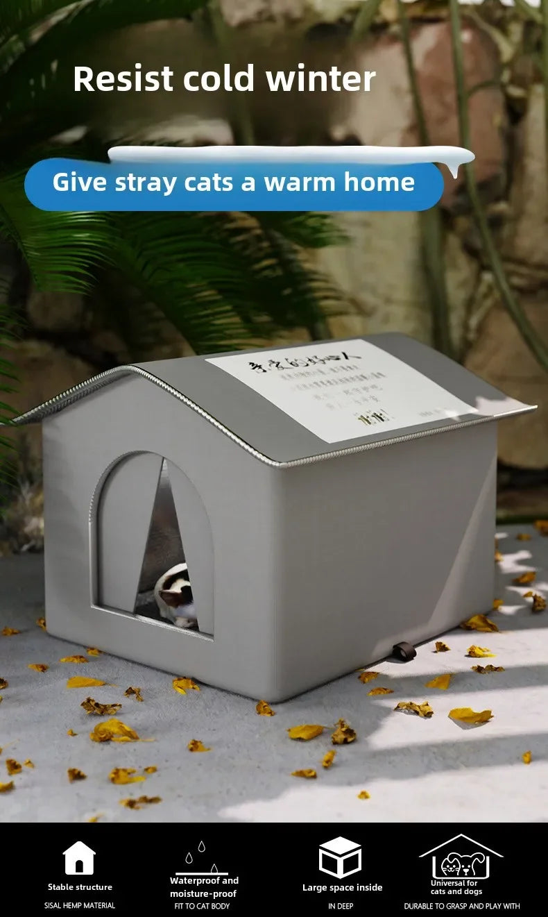 Winter Outdoor Cat House