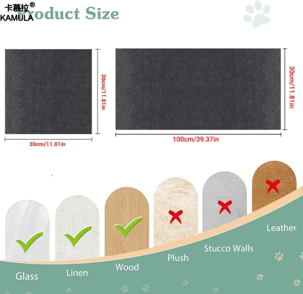 Trimmable Corner & Wall Scratch Mat