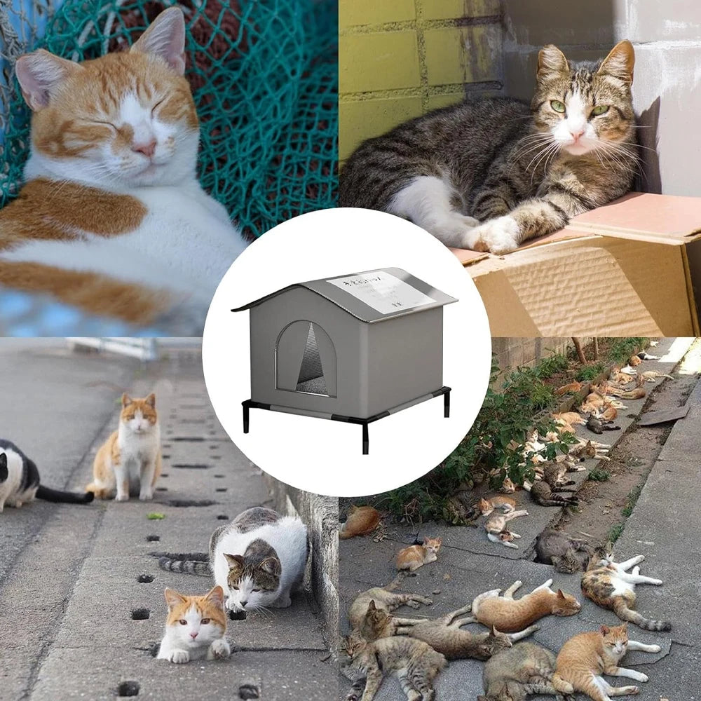 Foldable Outdoor Cat Shelter