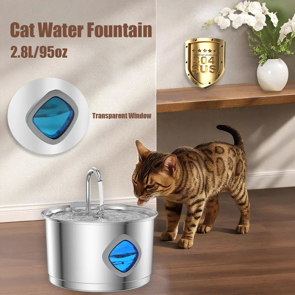 Large Stainless Fountain (2.2L–4L)